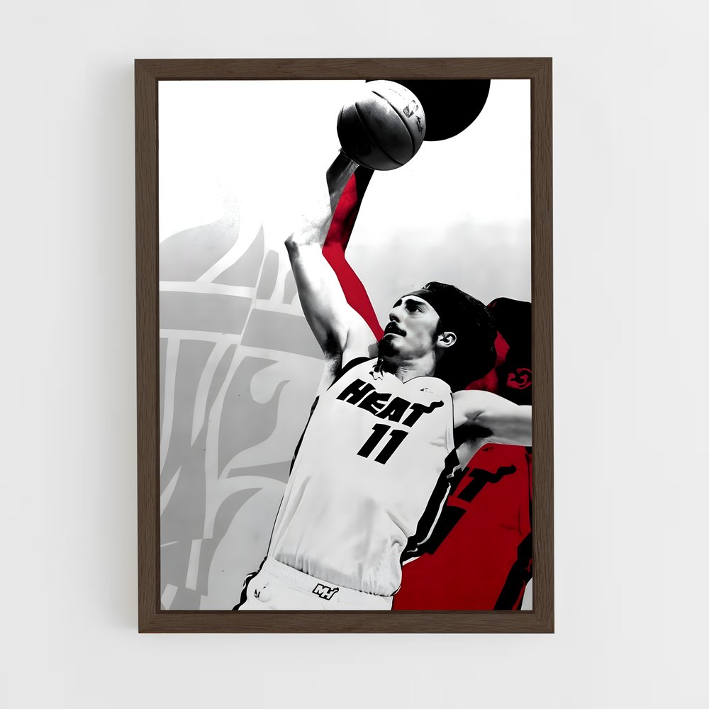miami-heat-3 cadre Bois foncé