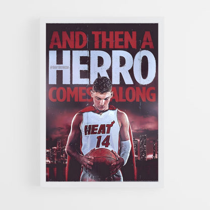 miami-heat-5 cadre Blanc