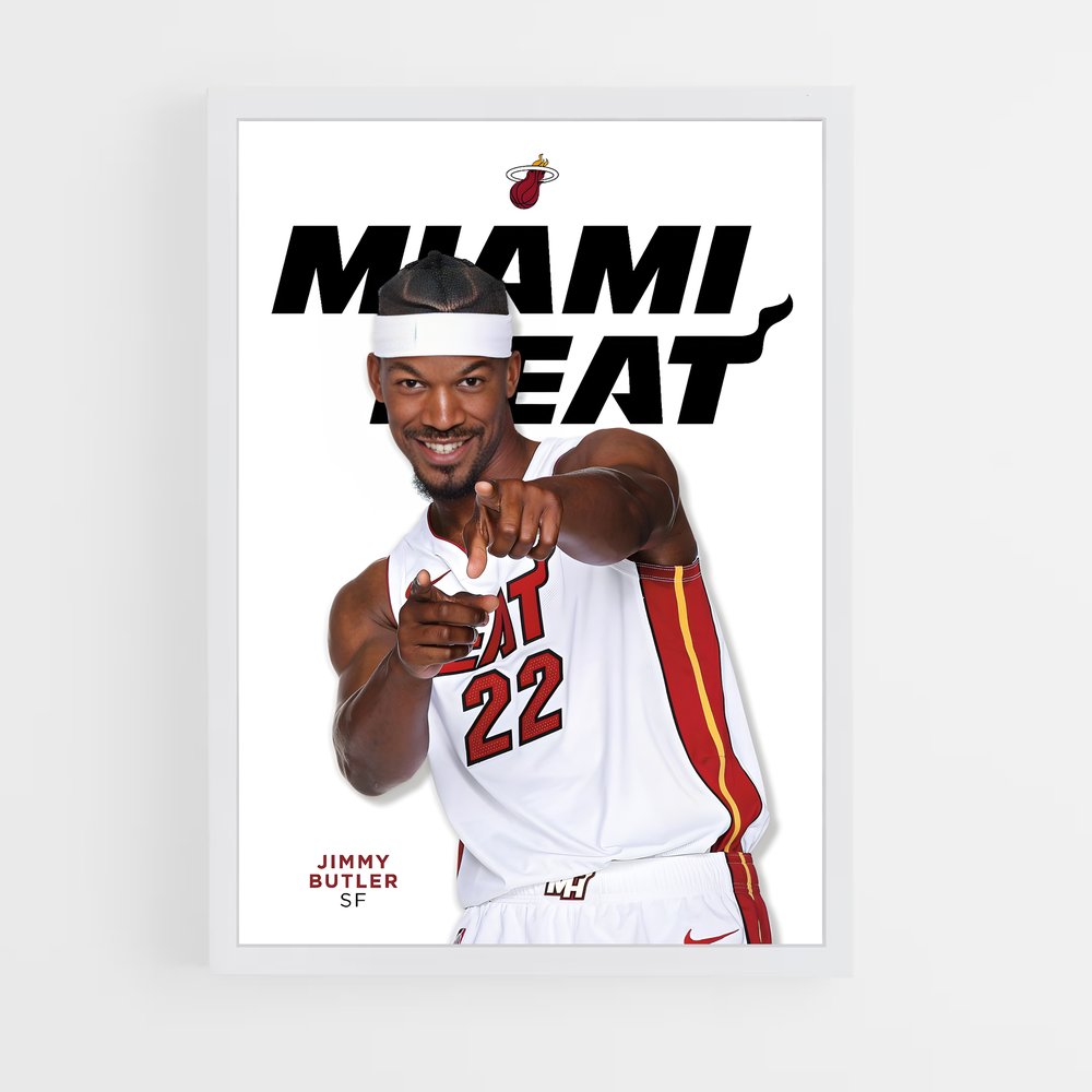 miami-heat-7 cadre Blanc
