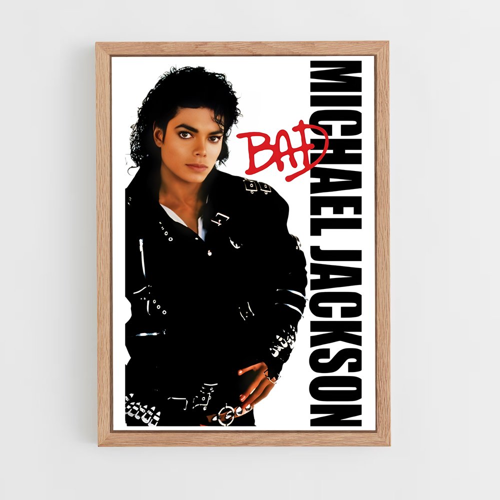 michael-jackson-1 cadre Bois clair