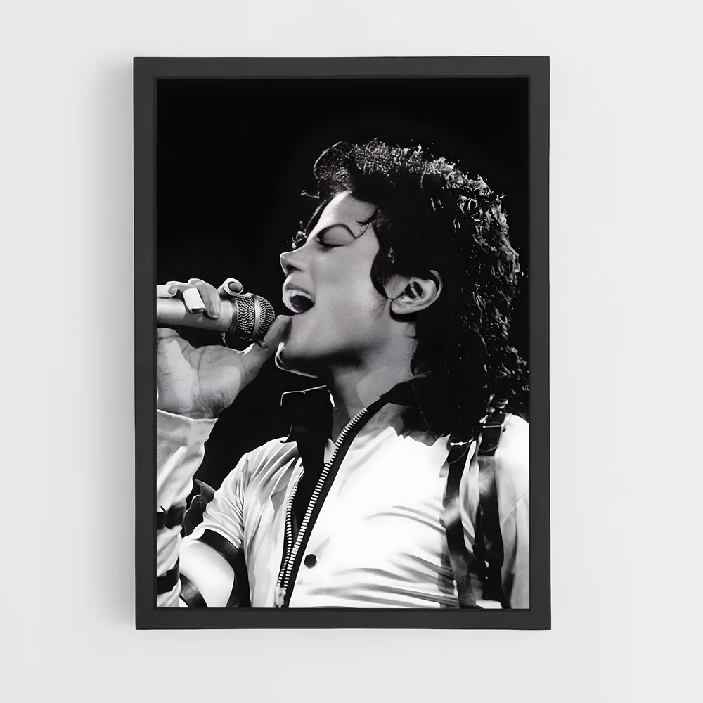 michael-jackson-3 cadre Noir