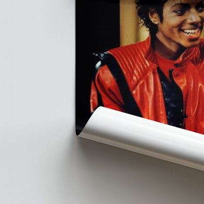 Michael Jackson Red Poster