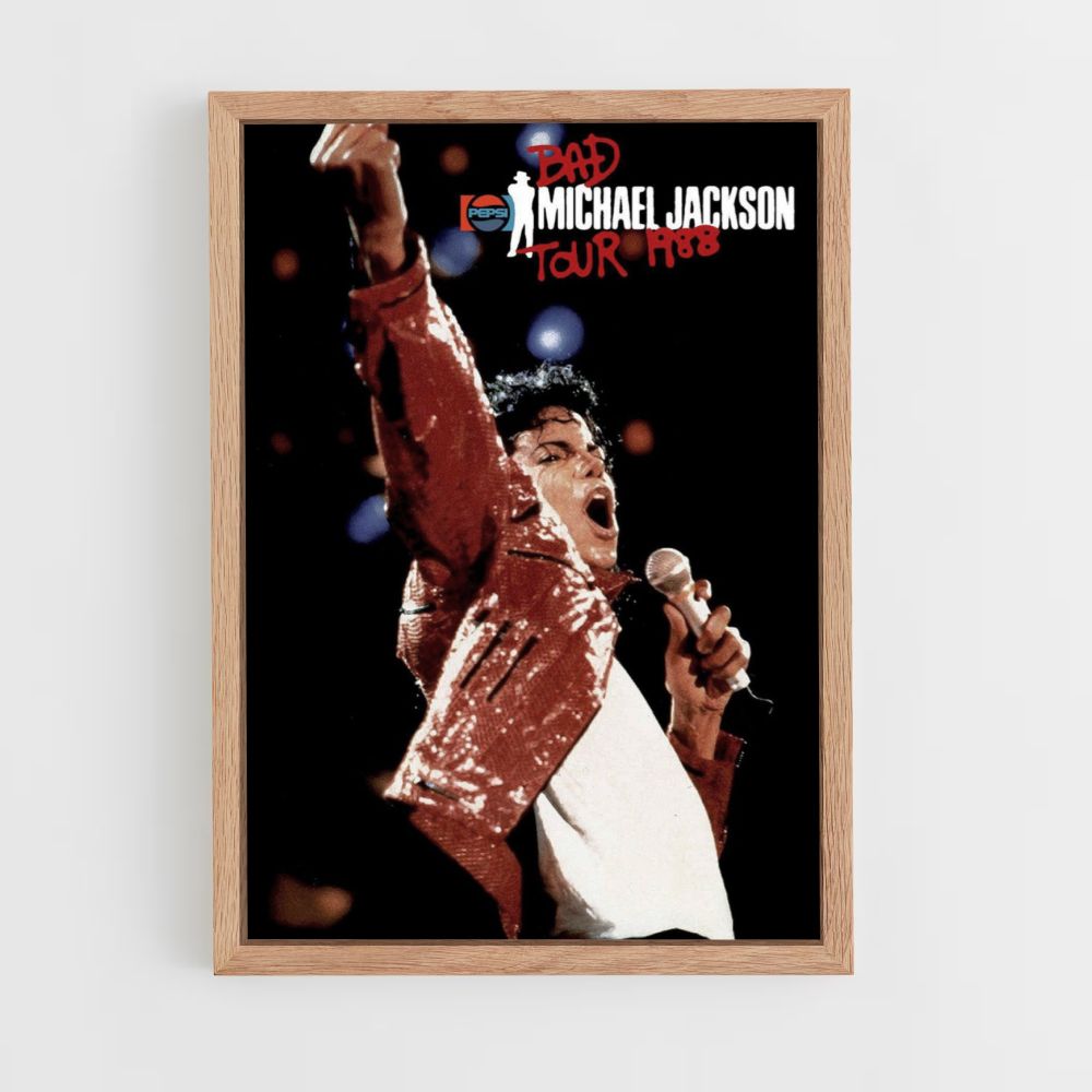 Michael Jackson 1988 Poster