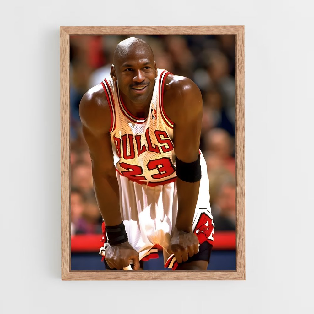 michael-jordan-2 cadre Bois clair