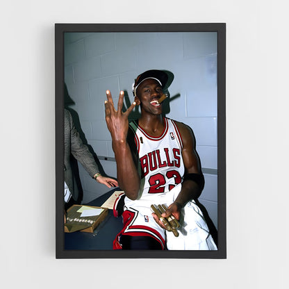 michael-jordan-4 cadre Noir