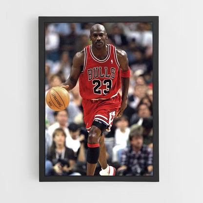 Poster Michael Jordan Dribbling