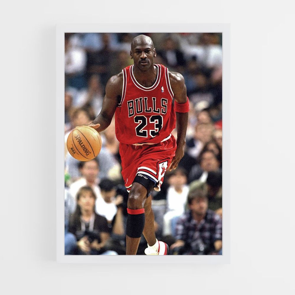 Poster Michael Jordan Dribbling