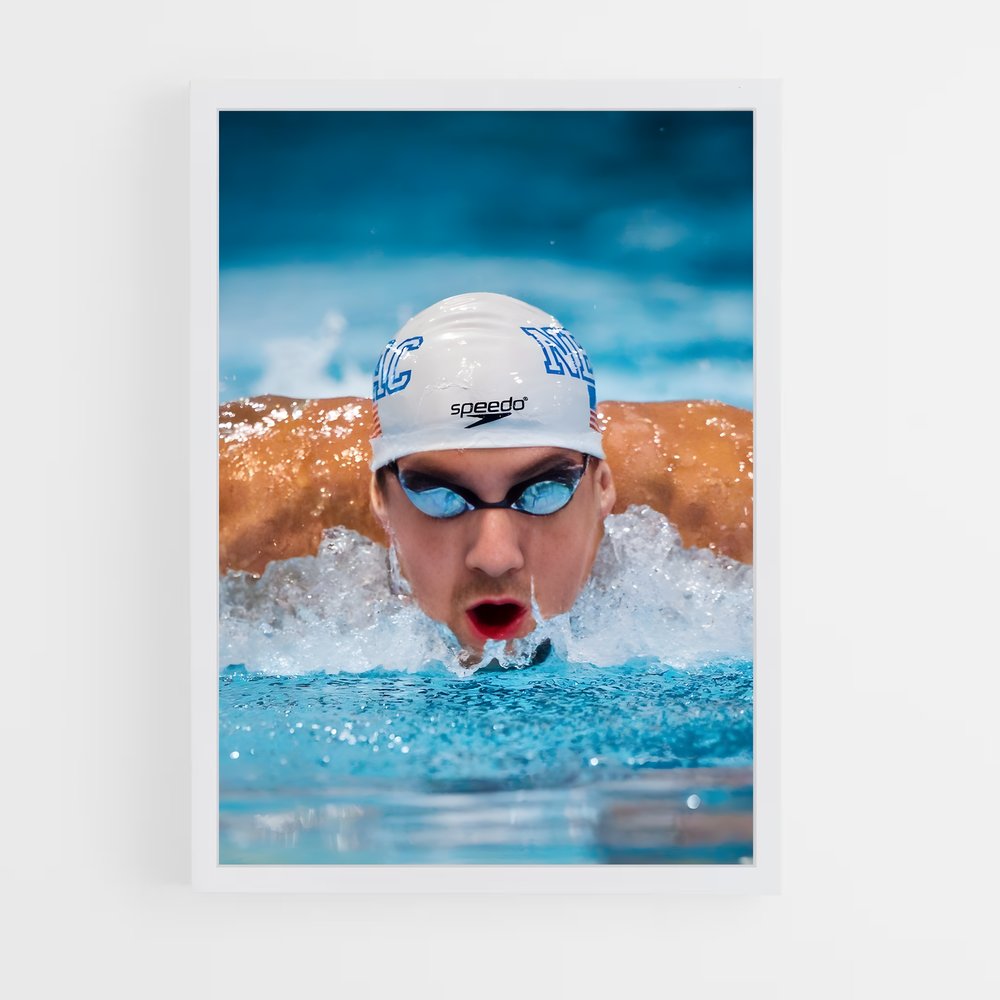 michael-phelps-1 cadre Blanc