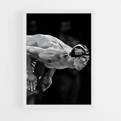 michael-phelps-3 cadre Blanc