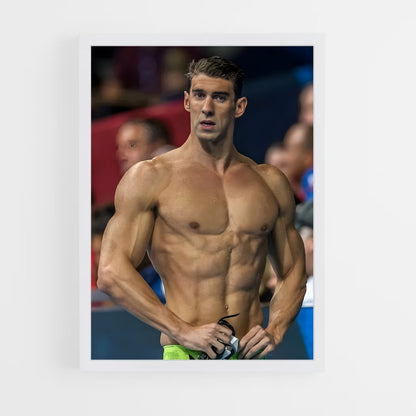 michael-phelps-5 cadre Blanc