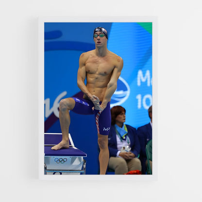 michael-phelps-9 cadre Blanc