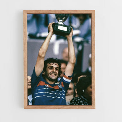 Michel Platini Cup Poster