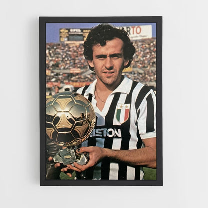 Michel Platini Ballon d'Or Poster