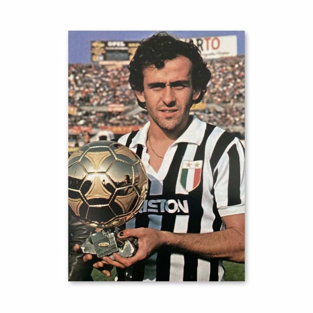 Michel Platini Ballon d'Or Poster