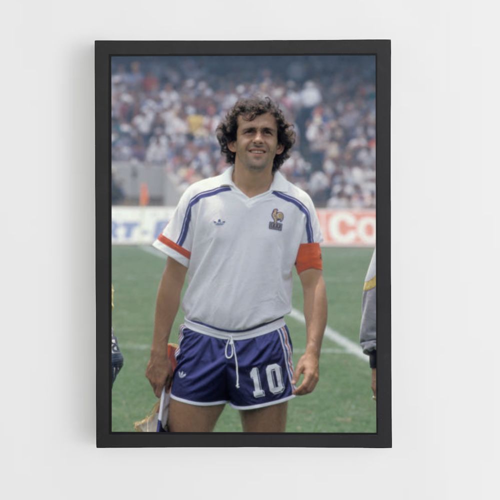 Poster Michel Platini 10 France