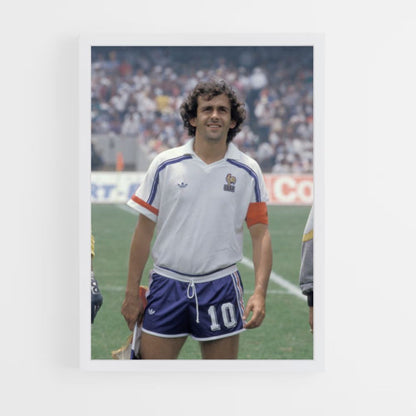 Poster Michel Platini 10 France