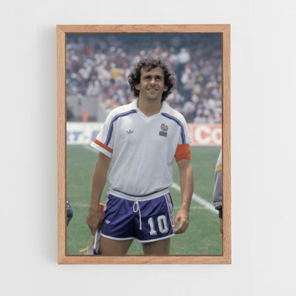 Poster Michel Platini 10 France