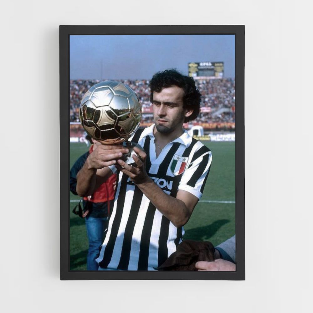 Michel Platini Victory Poster