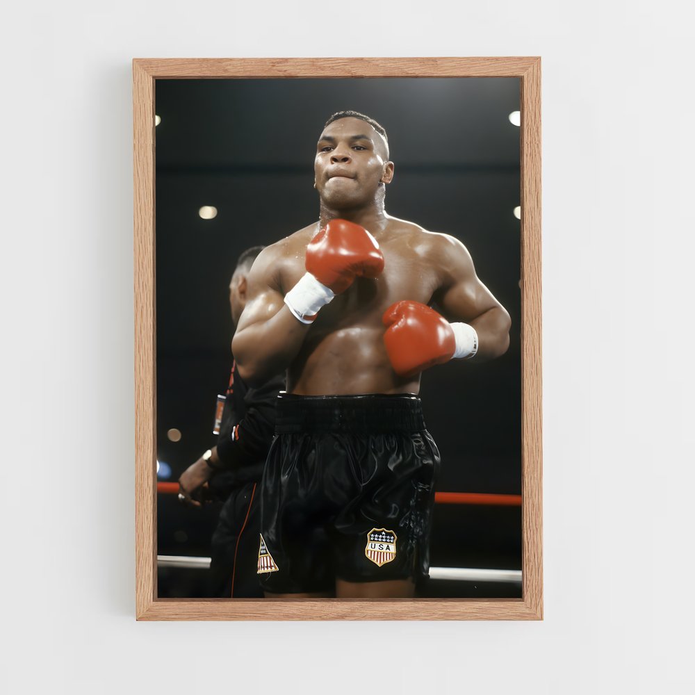 mike-tyson-3 cadre Bois clair
