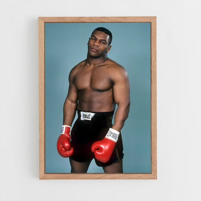 mike-tyson-8 cadre Bois clair
