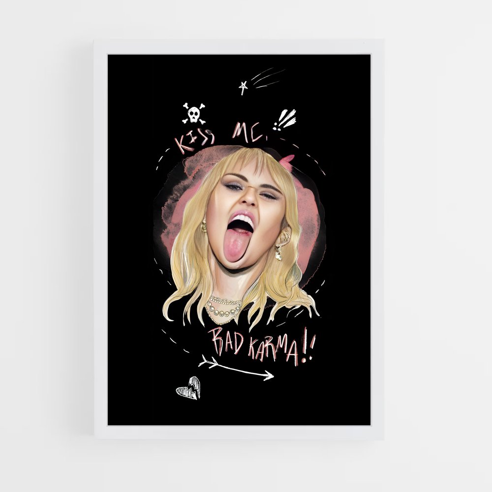 miley-cyrus-16 cadre Blanc