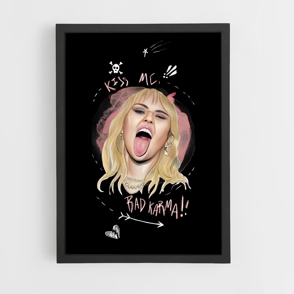 miley-cyrus-16 cadre Noir