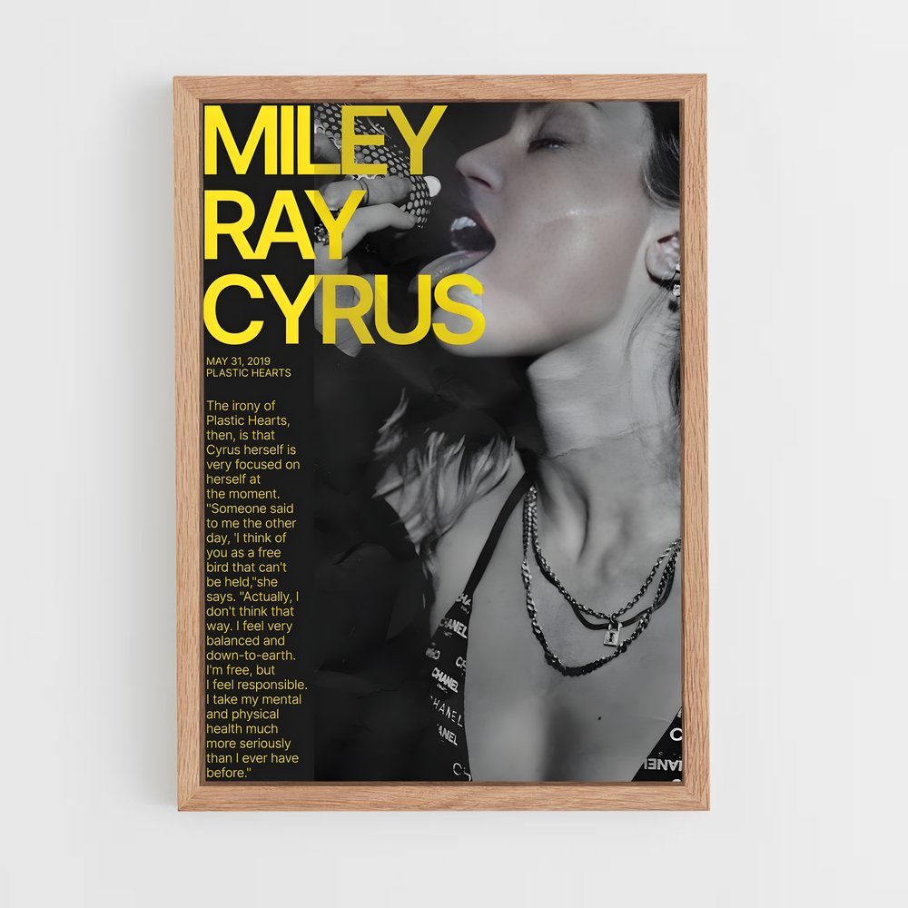 miley-cyrus-4 cadre Bois clair
