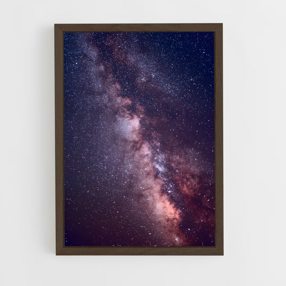 milky-way-6 cadre Bois foncé