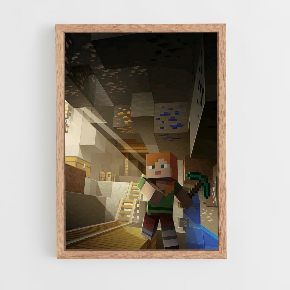 Poster Minecraft Mining