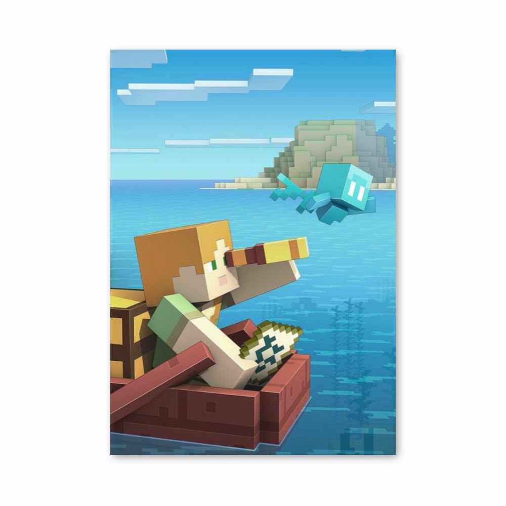 Poster Minecraft Boat