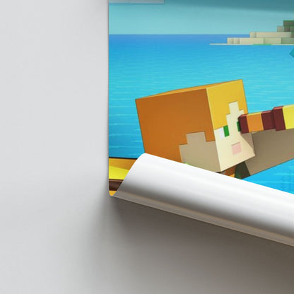 Poster Minecraft Boat