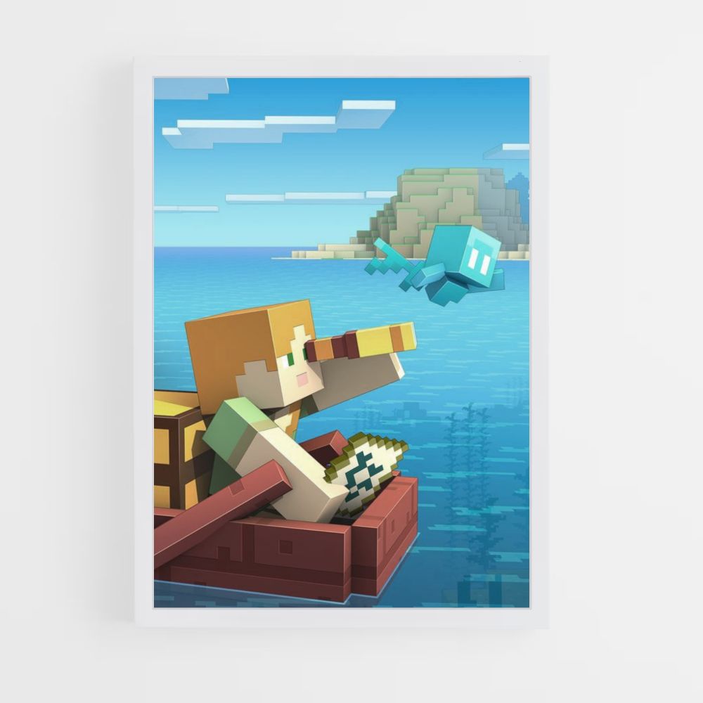 Poster Minecraft Boat