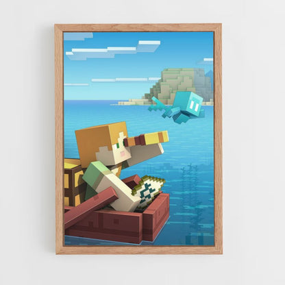 Poster Minecraft Boat