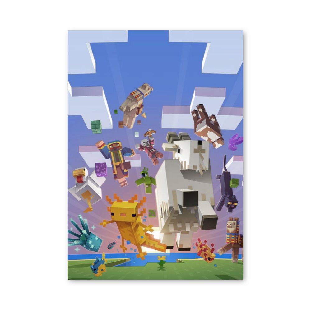 Minecraft Checkpoint Poster Minecraft Posters | Aesthetic Posters