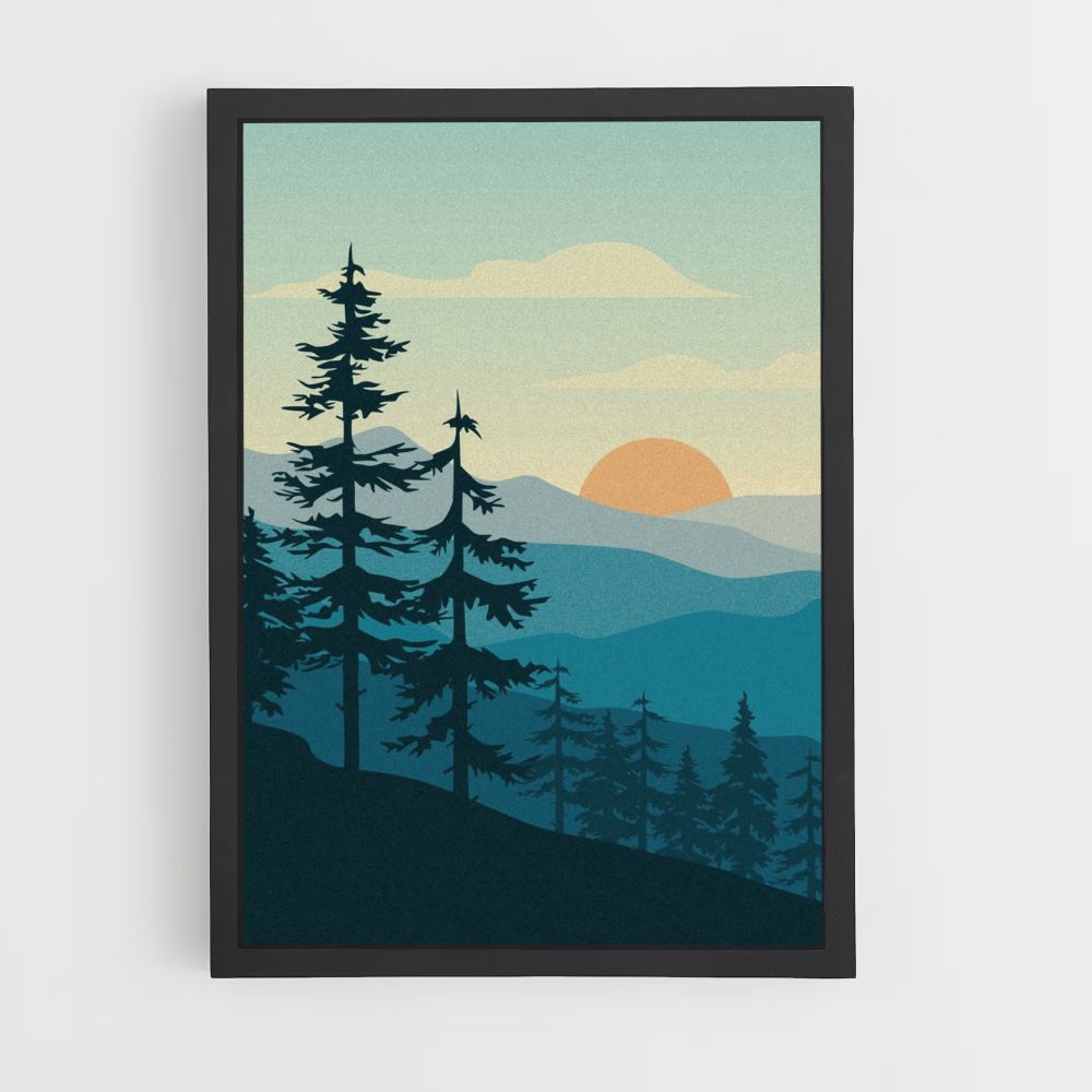 Minimalist Forest Poster