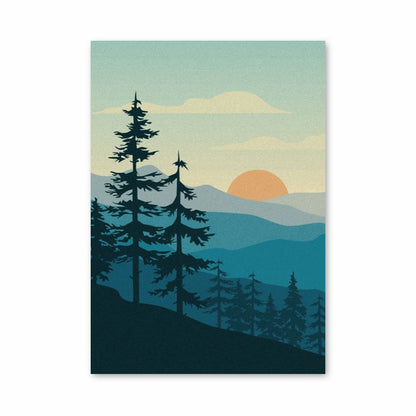 Minimalist Forest Poster