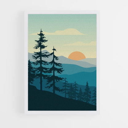 Minimalist Forest Poster