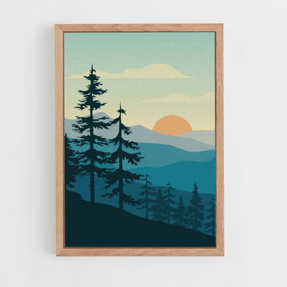 Minimalist Forest Poster