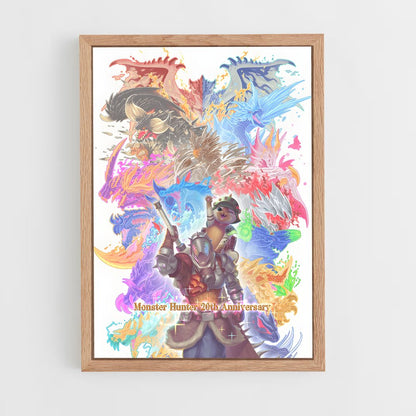 monster-hunter-3 cadre Bois clair