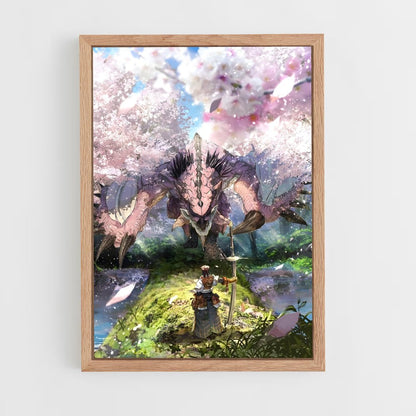 monster-hunter-4 cadre Bois clair