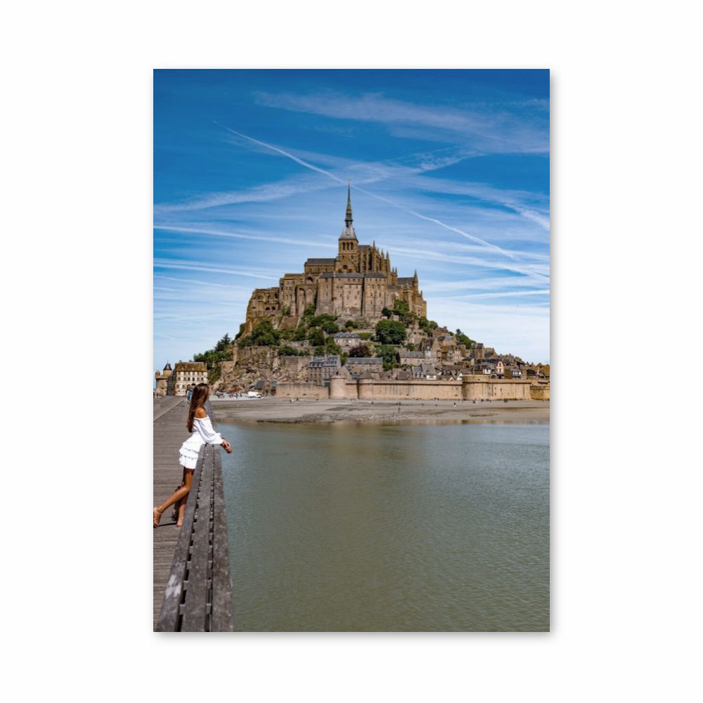 Affiche Bezoek Mont Saint Michel