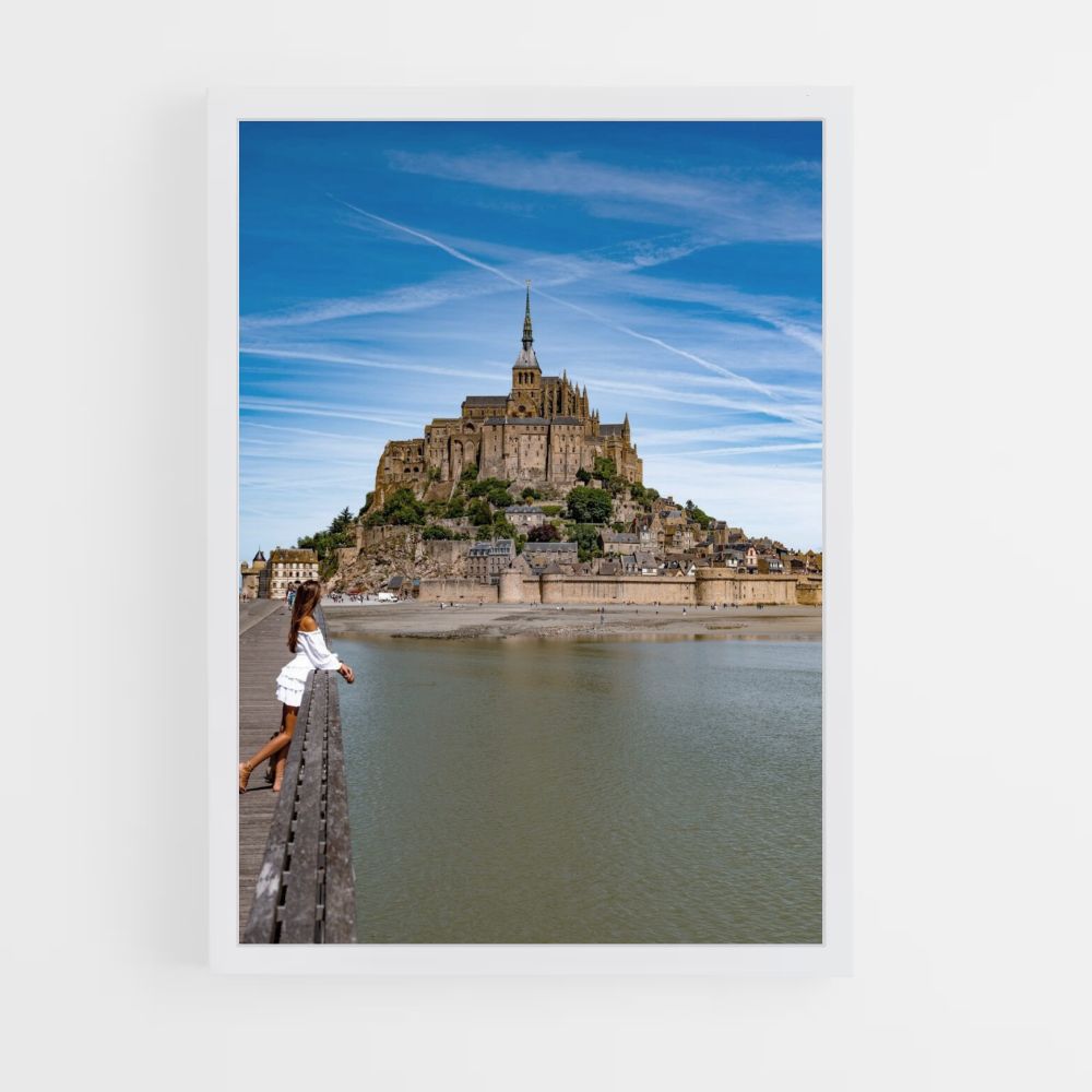 Affiche Bezoek Mont Saint Michel