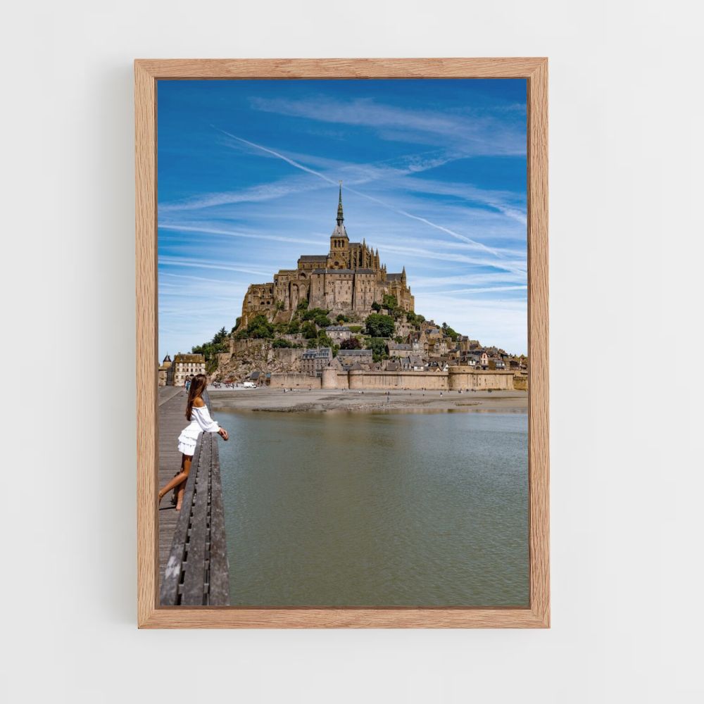 Affiche Bezoek Mont Saint Michel