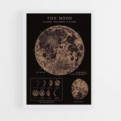 moon-4 cadre Blanc