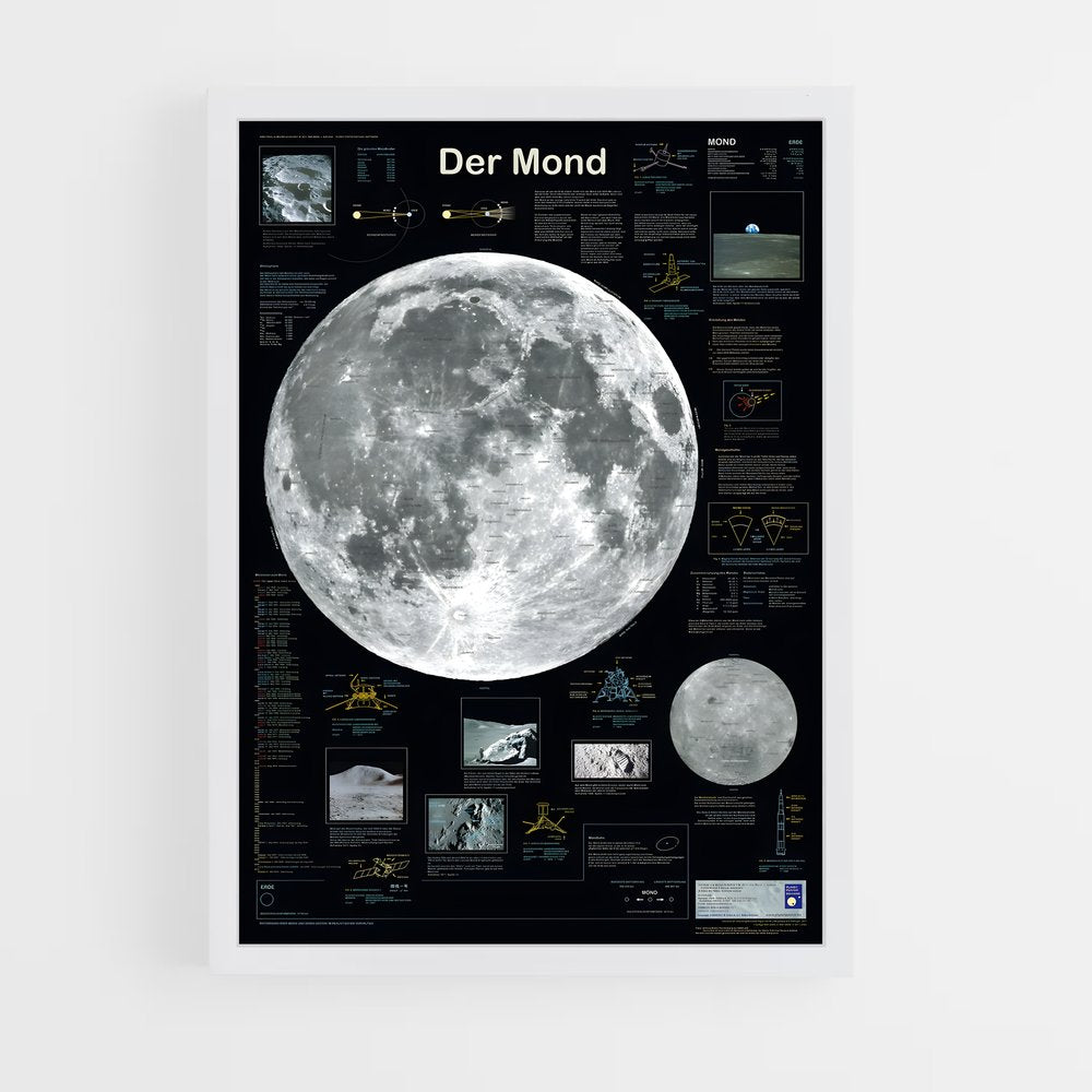 moon-9 cadre Blanc