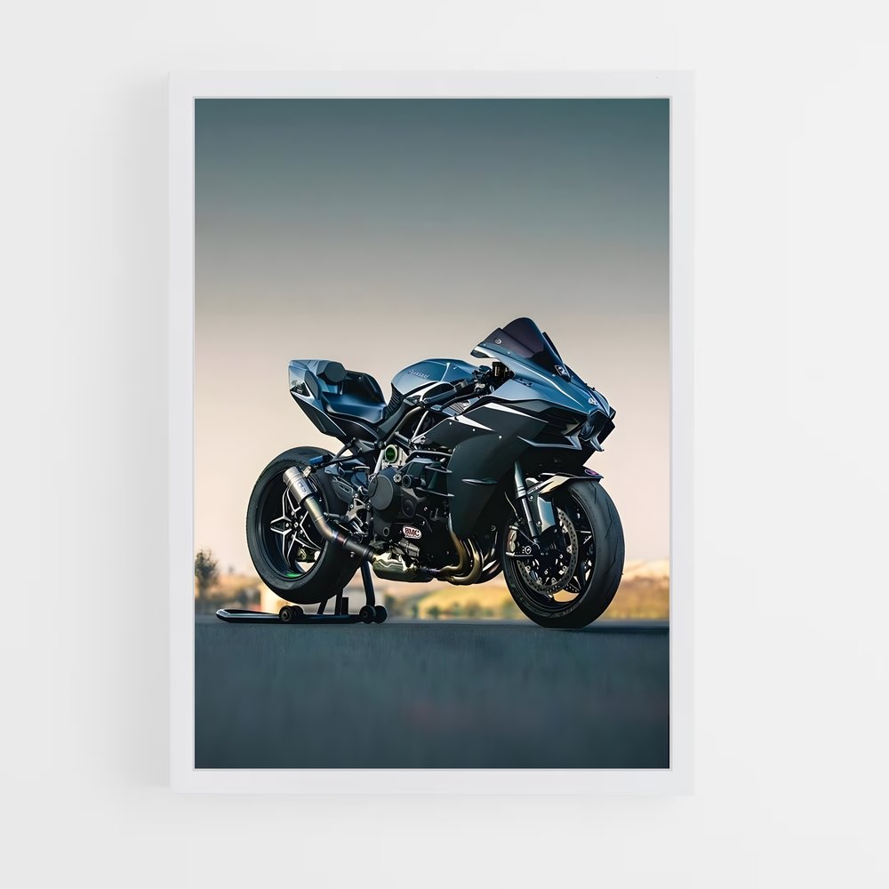 moto-4 cadre Blanc