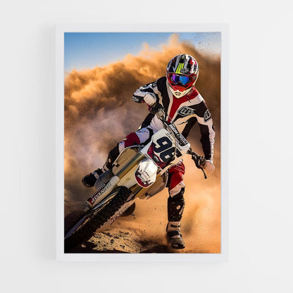 moto-cross-1 cadre Blanc