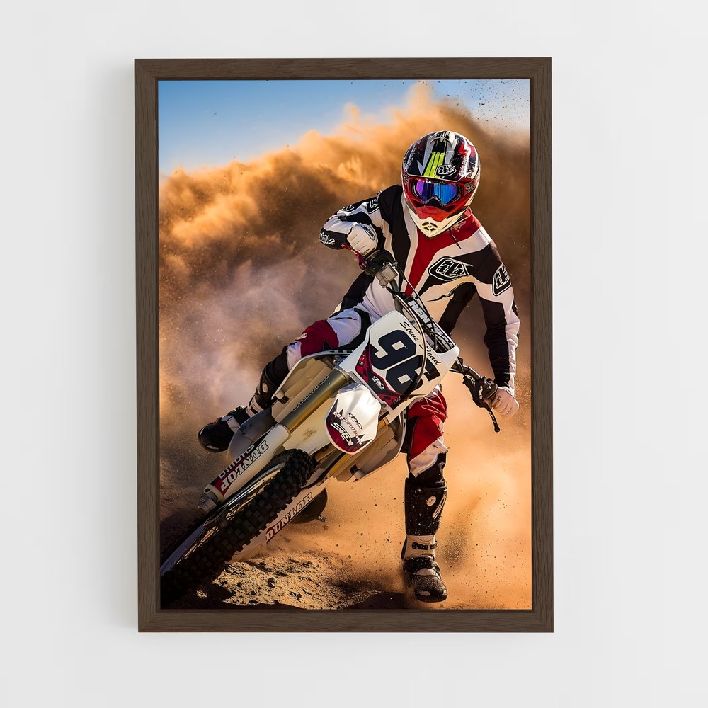 moto-cross-1 cadre Bois foncé