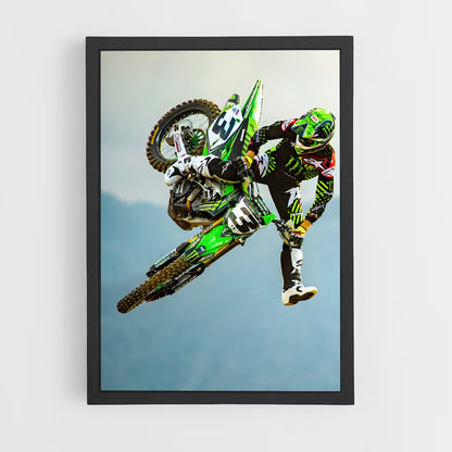 moto-cross-10 cadre Noir