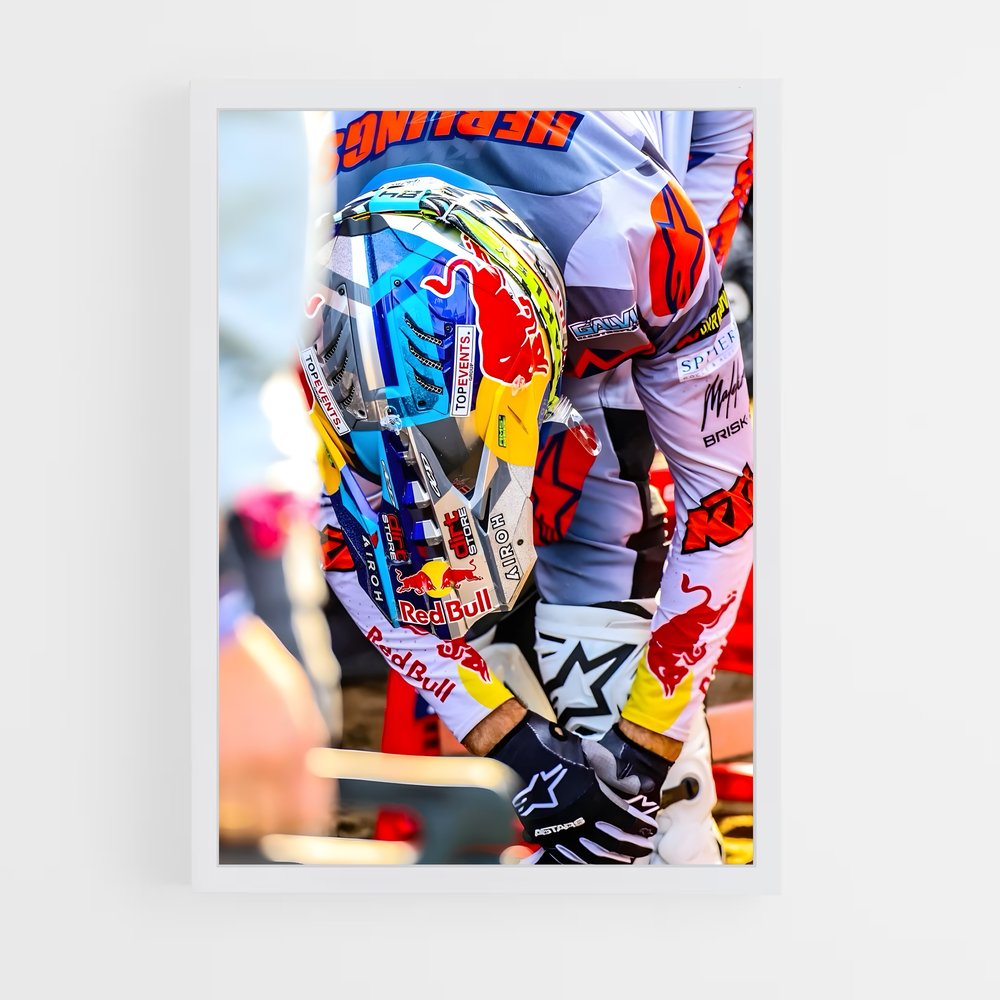 moto-cross-15 cadre Blanc